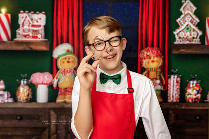 Evergreen Gingerbread Kitchen With A View