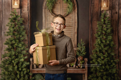Rustic Christmas Charm Headboard - Room