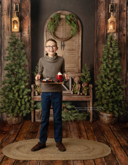 Rustic Christmas Charm Headboard - Room