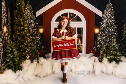 Christmas Cottage Trees