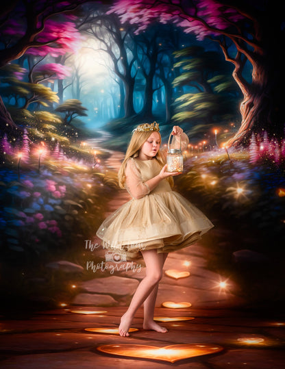 Fairy Valentine Forest - With Sweep Option