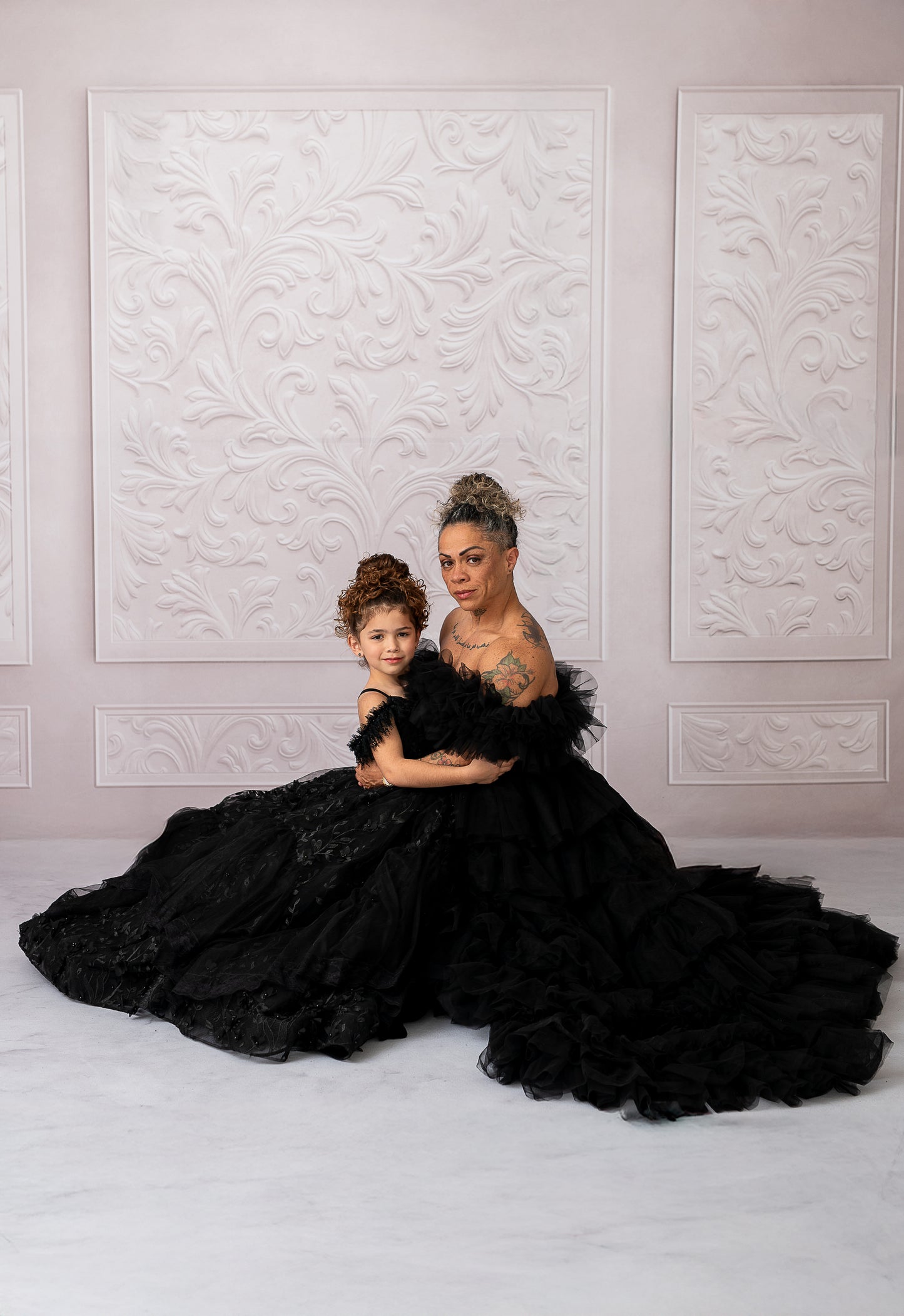 Christmas White Marble Floor - Mat Floor