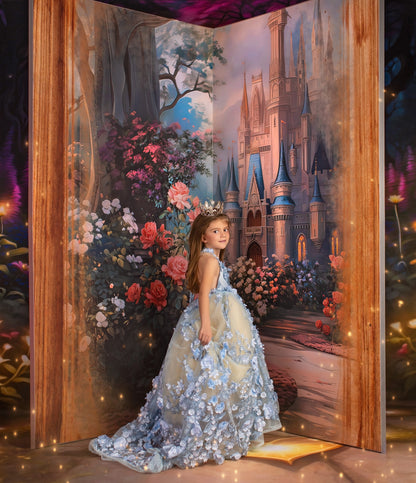 Fantasy Castle Book Set - 2pk Slimline Drops For OG Fancy Lite System - Slimline Panels