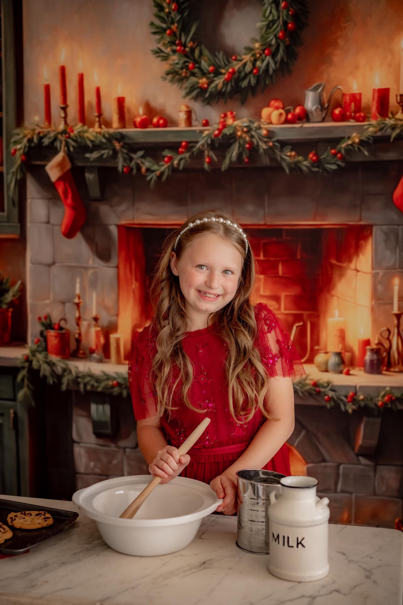 Festive Fireside Baking - Room