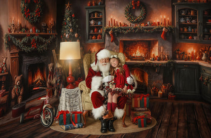 Warm Christmas Corner - With Sweep Option