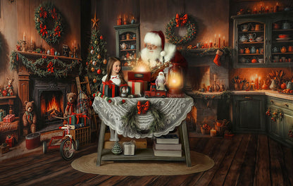 Warm Christmas Corner - With Sweep Option