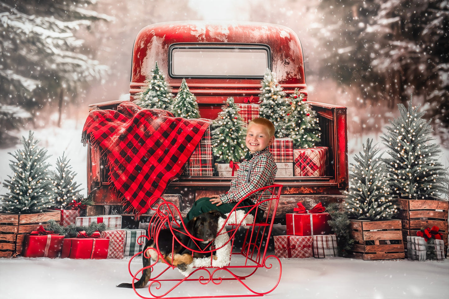 Festive Pickup Truck - Room