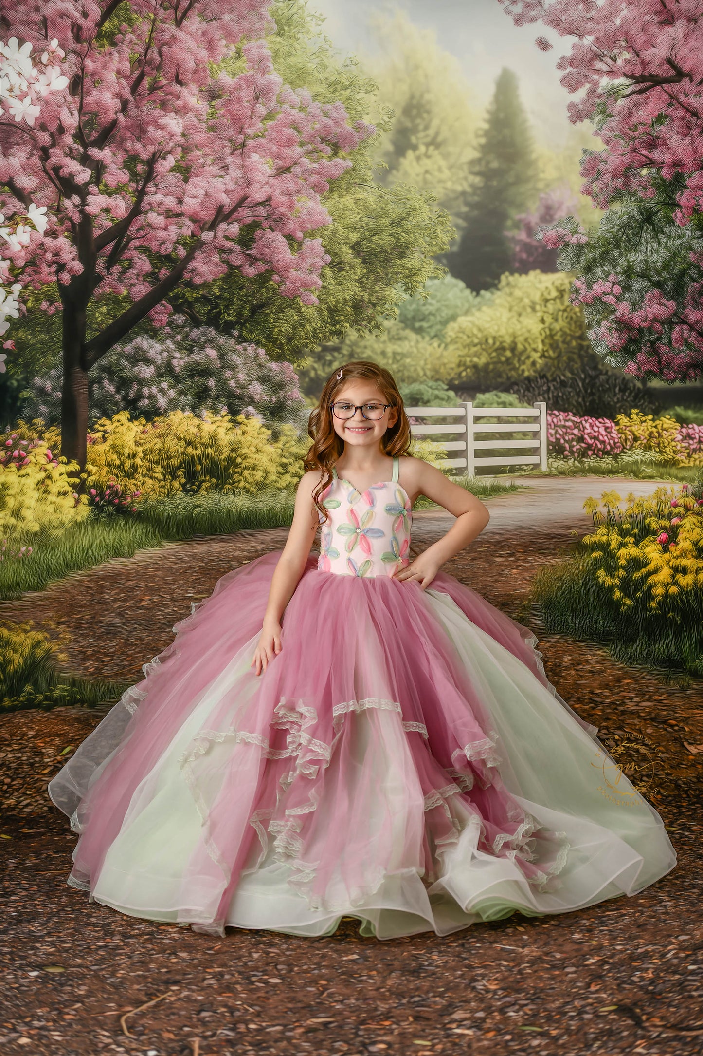 Flowering Spring Path - With Sweep Option