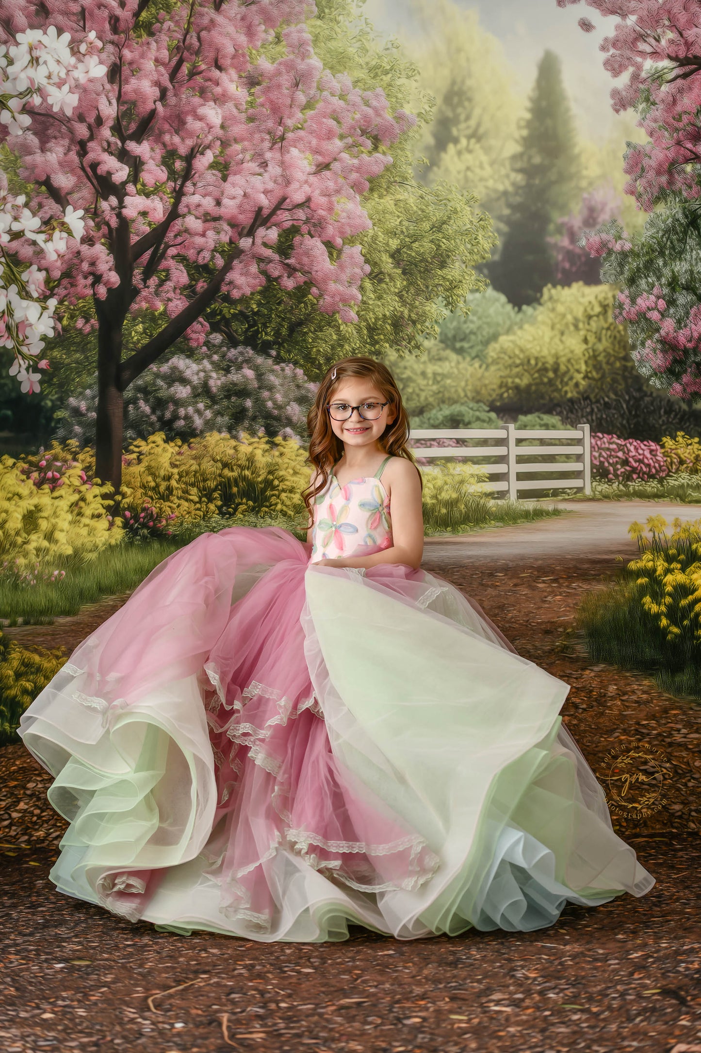 Flowering Spring Path - With Sweep Option