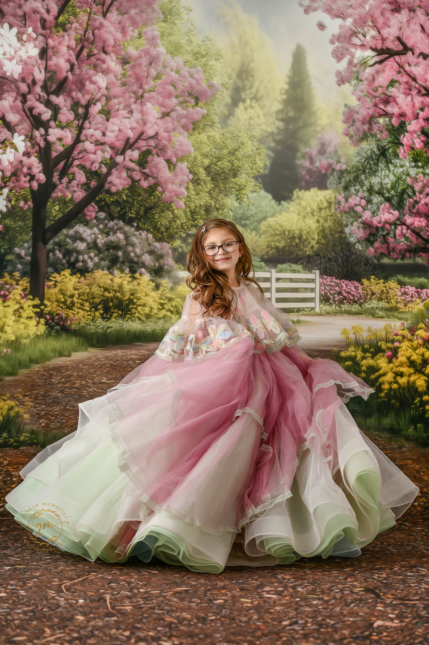 Flowering Spring Path - With Sweep Option