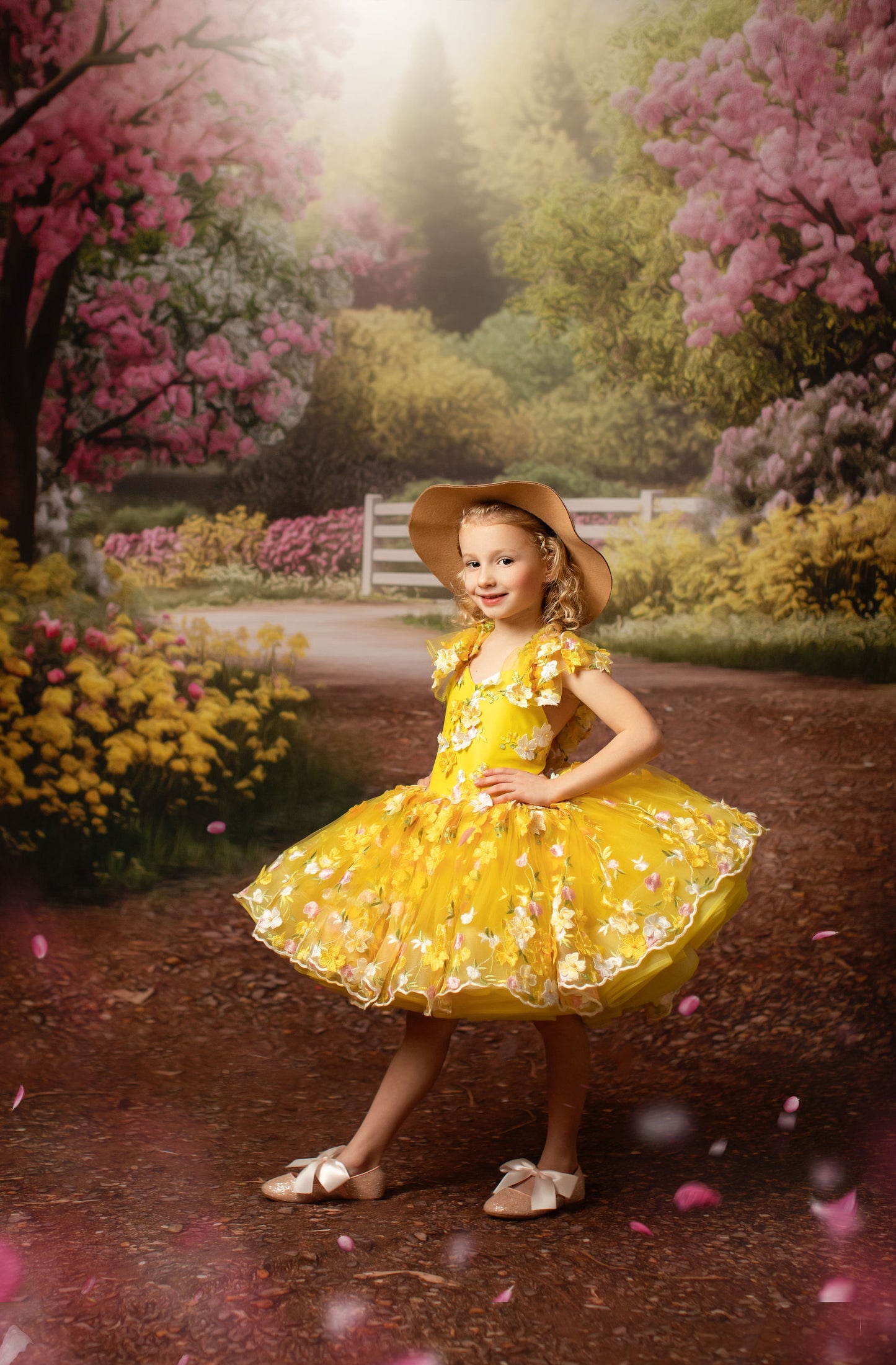 Flowering Spring Path - With Sweep Option