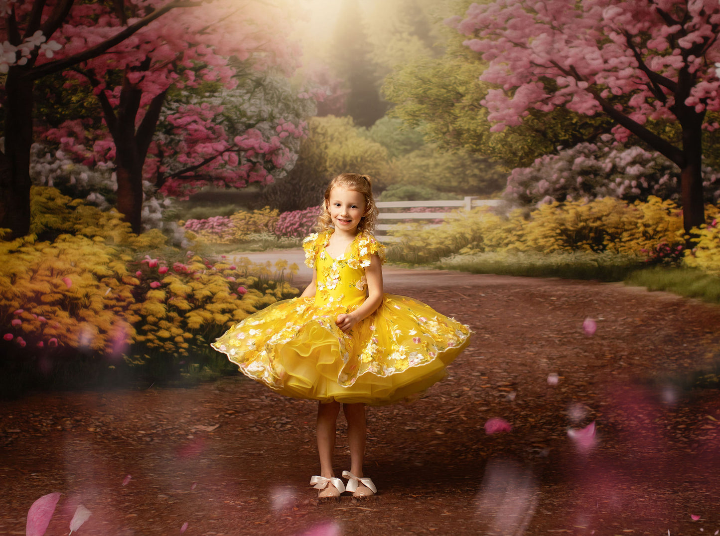 Flowering Spring Path - With Sweep Option