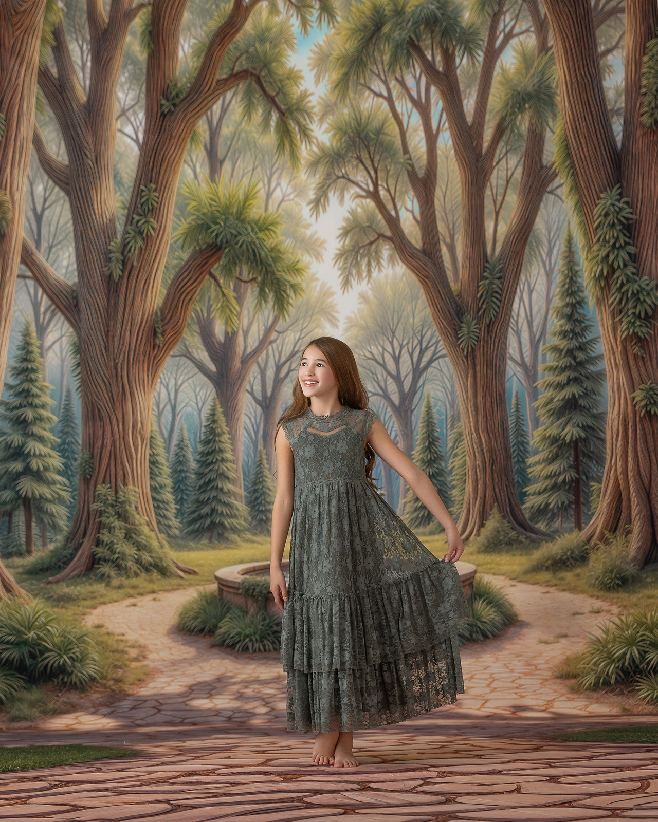 Fountain of the Enchanted Grove - With Sweep Option