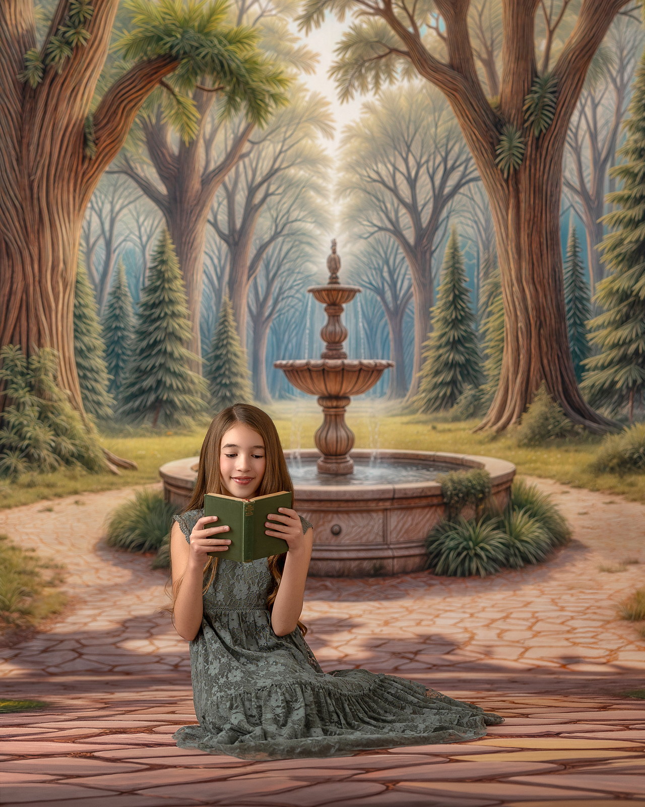 Fountain of the Enchanted Grove - With Sweep Option