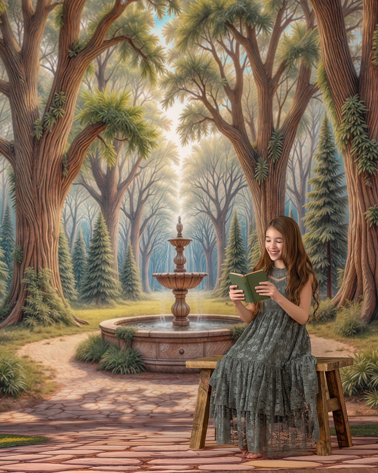 Fountain of the Enchanted Grove - With Sweep Option