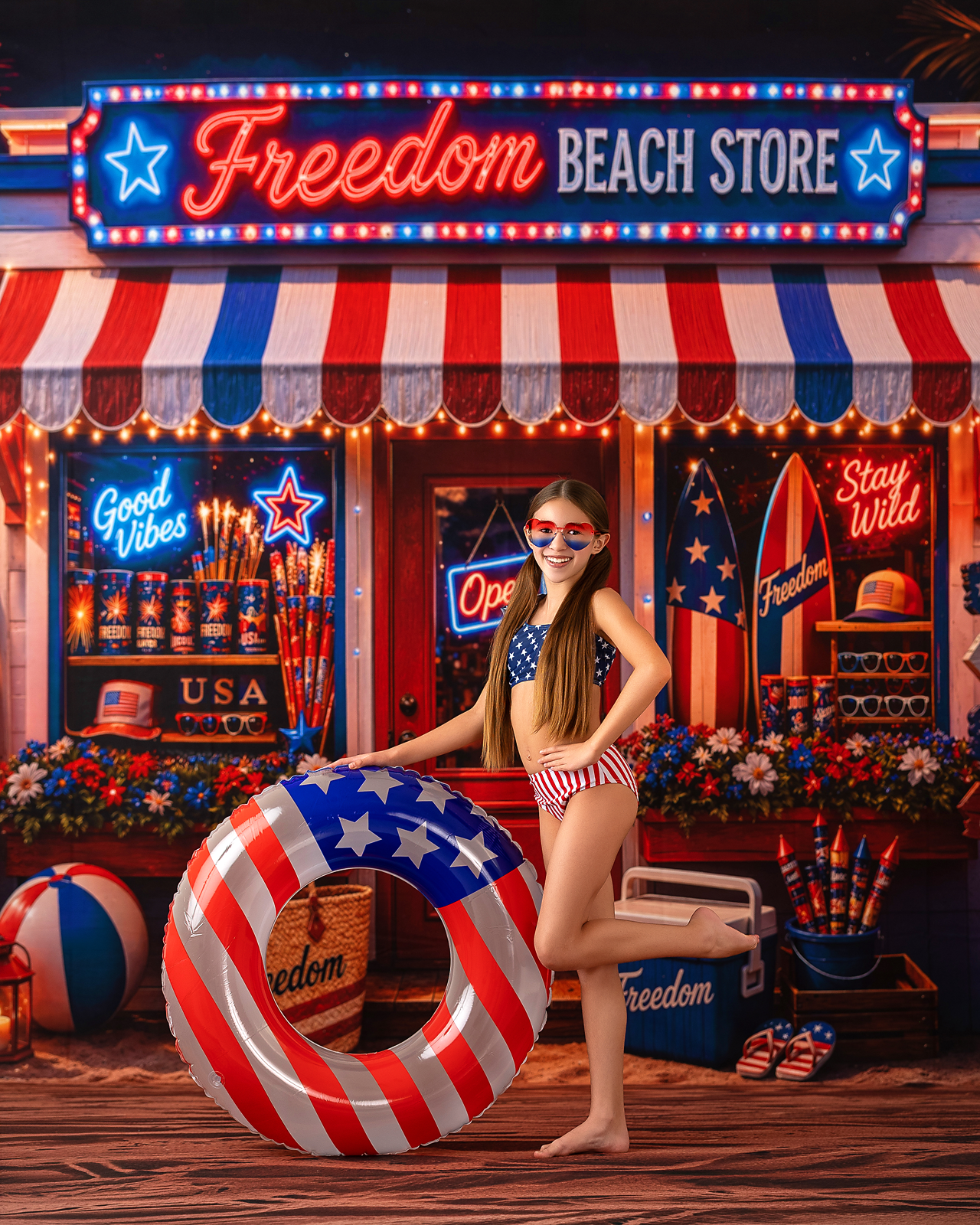 Freedom Beach Store - With Sweep Option
