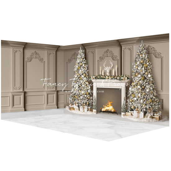 Frosted Fireside Glow - ROOM