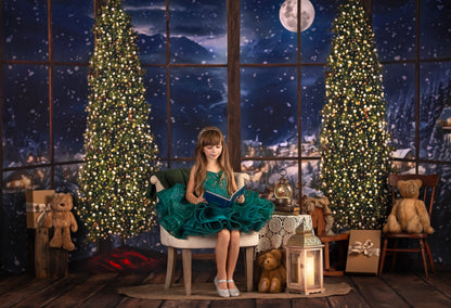 Frosted Village Bay Window - Room