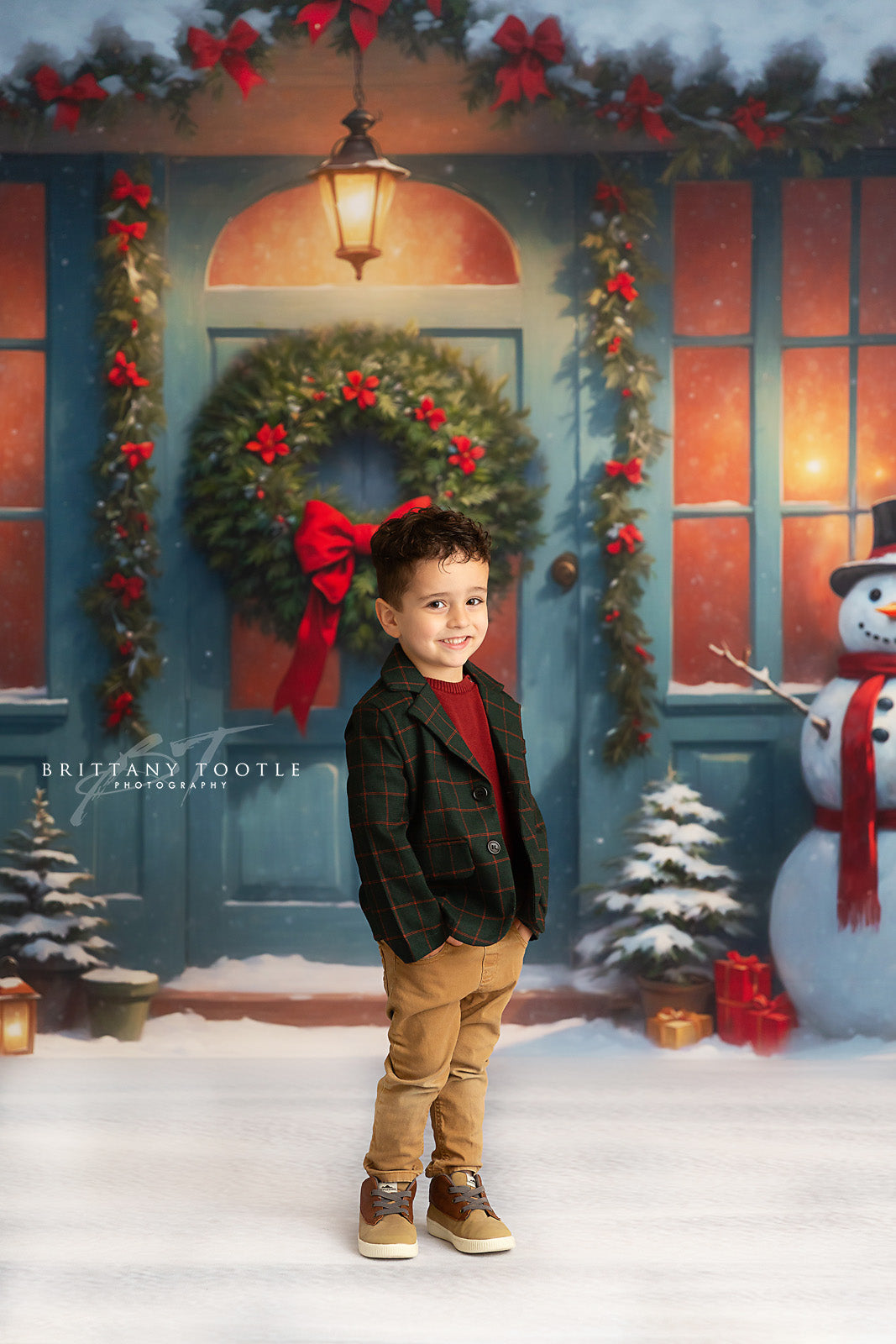 Frosty's Holiday Greeting - with Sweep Option