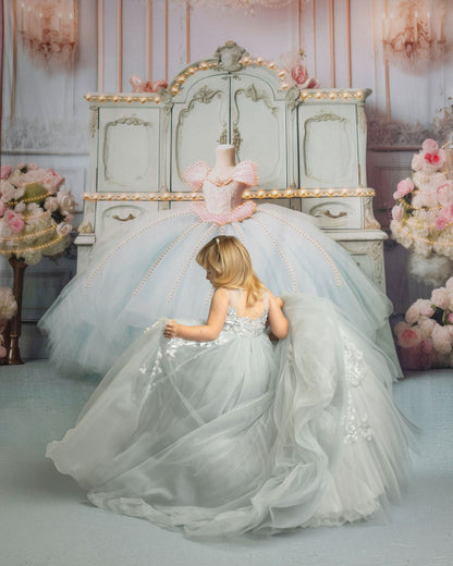 Miss Charlotte - Sage Carpet - With Sweep Option