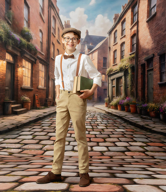 Garrison Lane - Colored Cobblestone - With Sweep Option