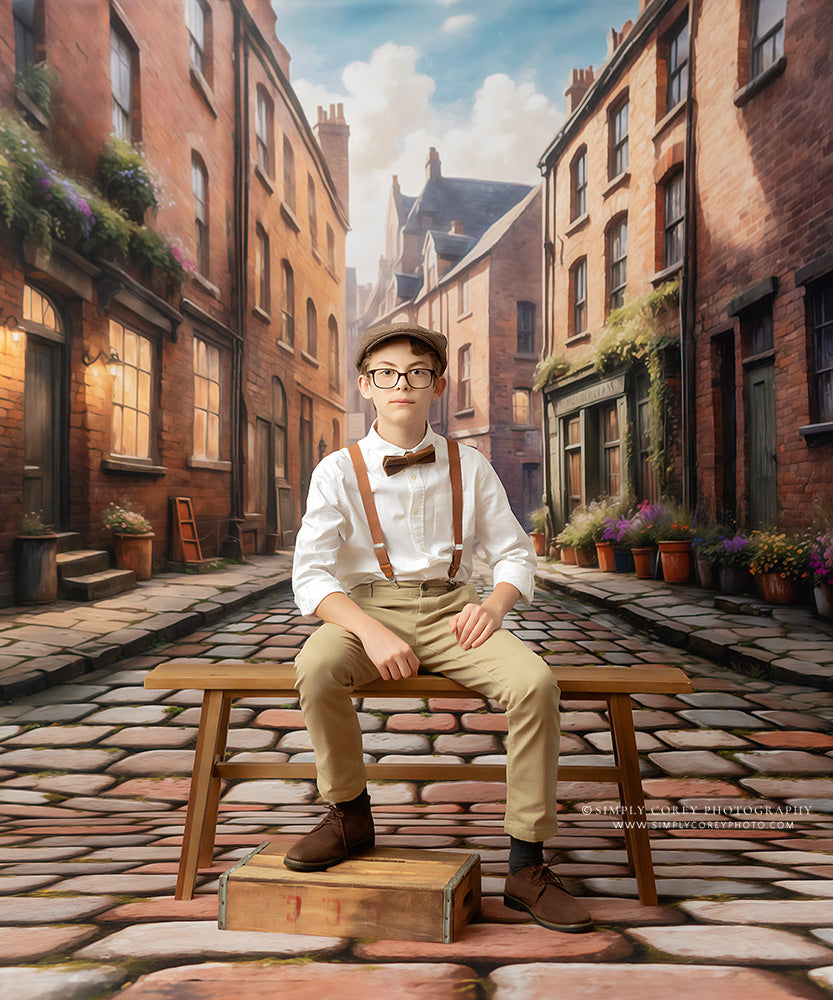 Garrison Lane - Colored Cobblestone - With Sweep Option