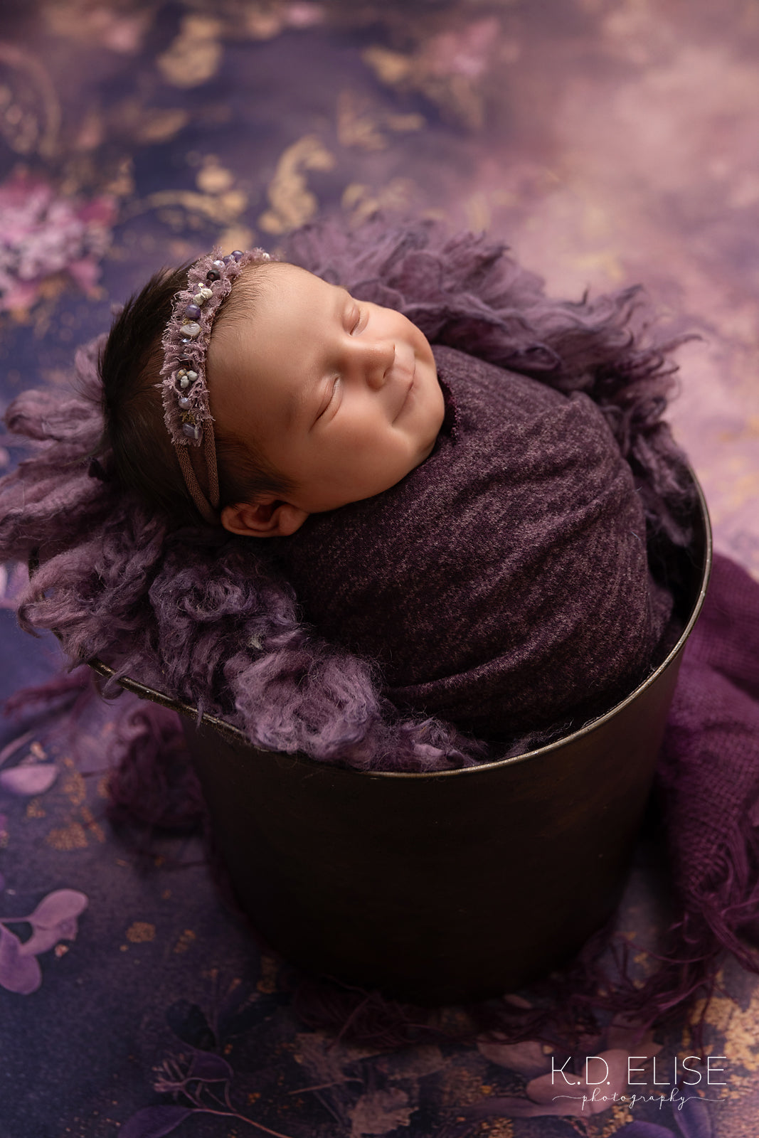 Gilden Floral Plum - Petite