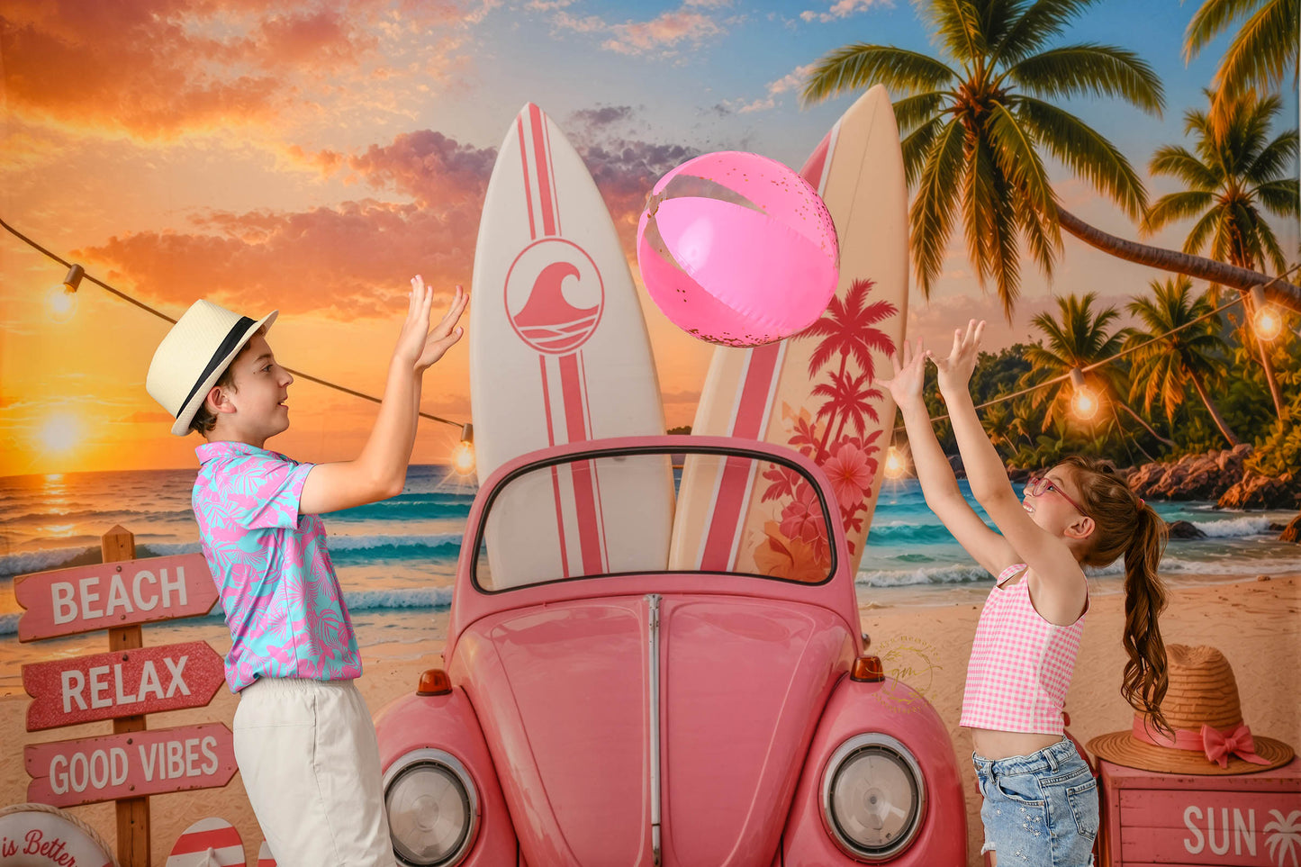 Girl Power Beach Bug - With Sweep Option