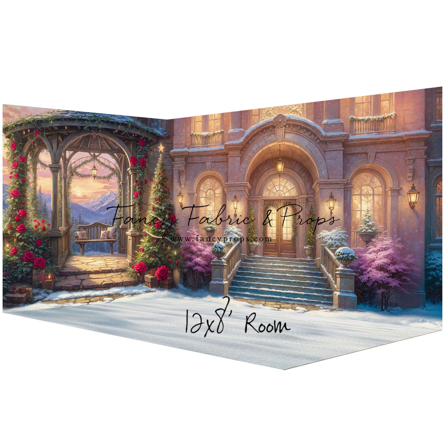 Glistening Snowy Entry Room