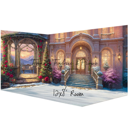 Glistening Snowy Entry Room