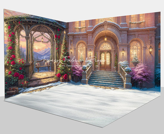 Glistening Snowy Entry Room