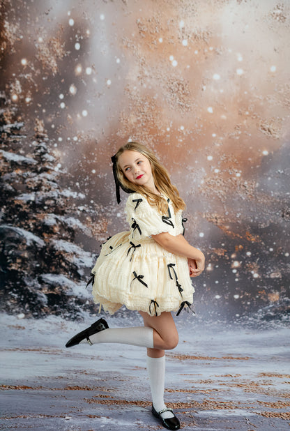 Golden Snowy Wonderland - With Sweep Option