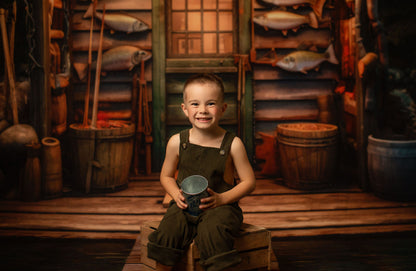 Gone Fishin Bait Shop - Water Floor - Room
