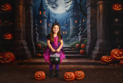 Gothic Halloween Gateway - Dirt Floor - With Sweep Option