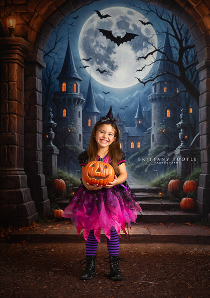 Gothic Halloween Gateway - Dirt Floor - With Sweep Option