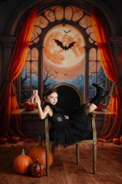 Gothic Moonlit Window - With Sweep Option