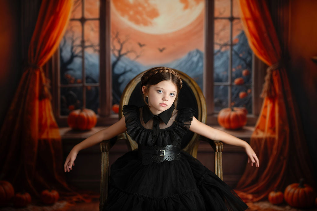 Gothic Moonlit Window - With Sweep Option