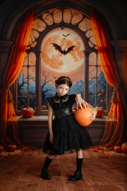 Gothic Moonlit Window - With Sweep Option