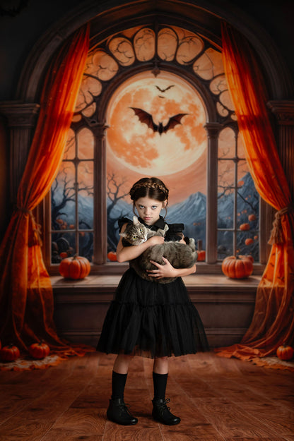 Gothic Moonlit Window - With Sweep Option