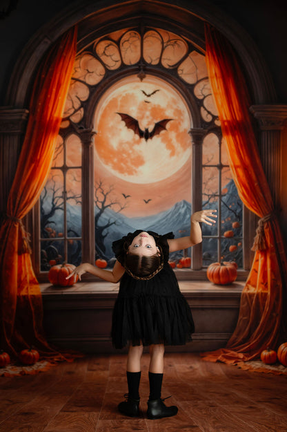 Gothic Moonlit Window - With Sweep Option