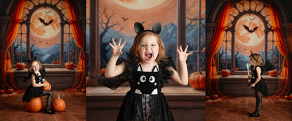 Gothic Moonlit Window - With Sweep Option