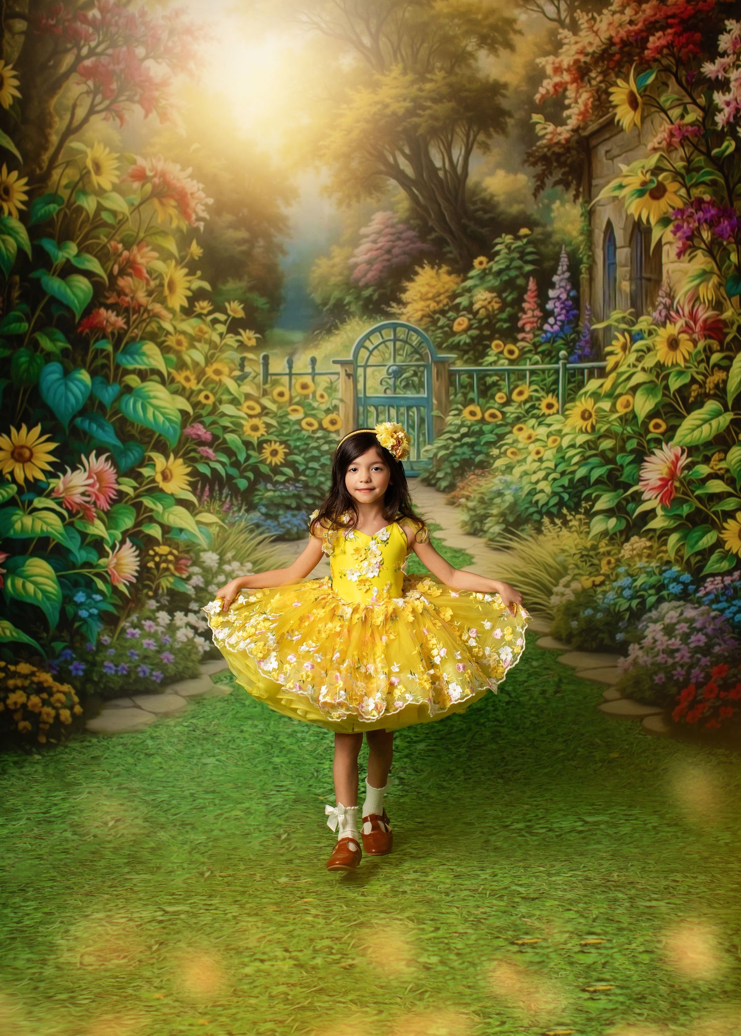 Grand Floral Gate - With Sweep Option