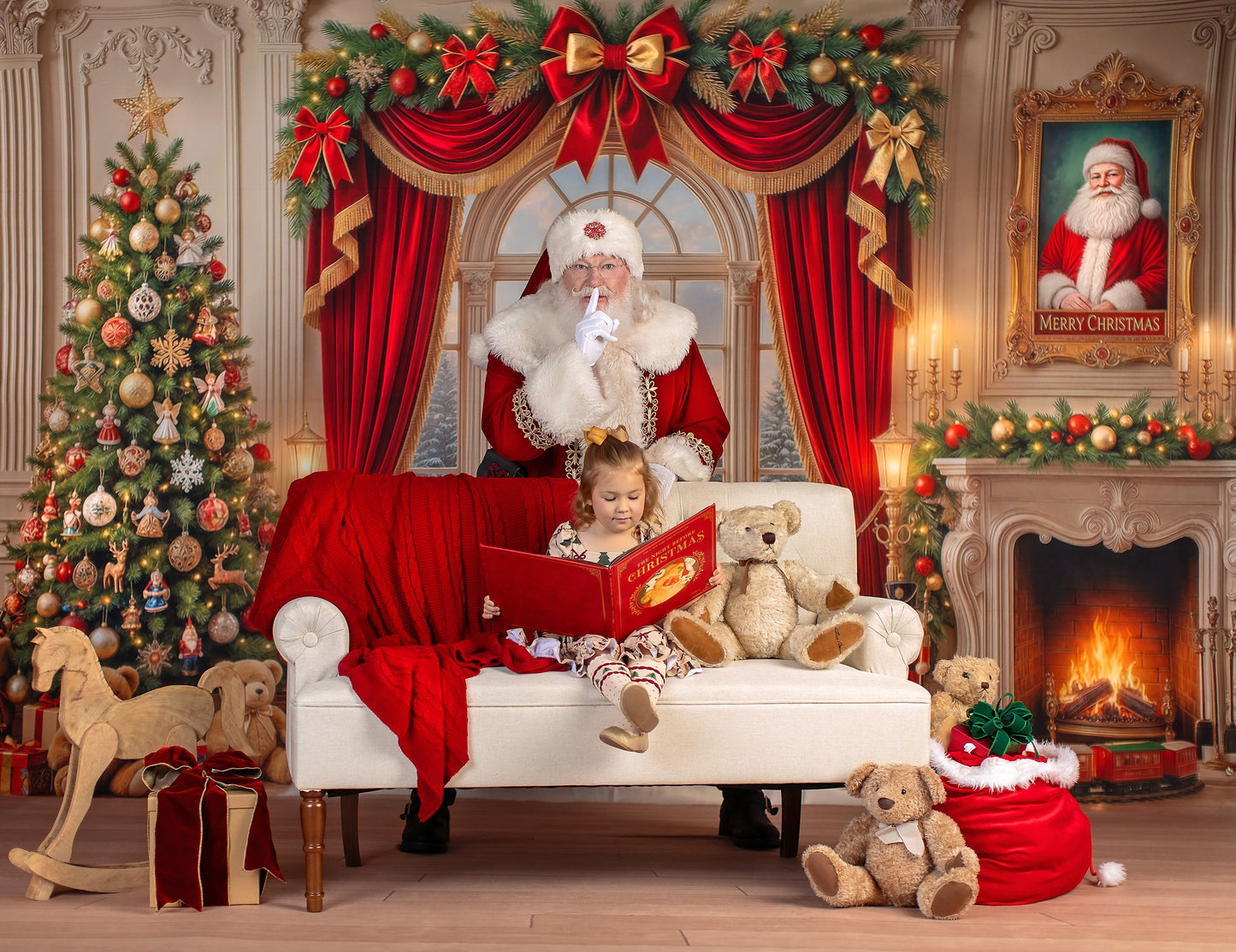 Grand Toy Room Christmas - with Sweep Option