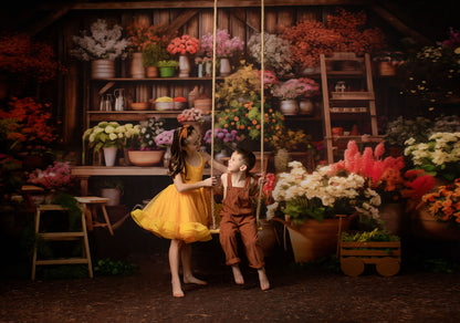 Grandma's Gardening Shed - With Sweep Option