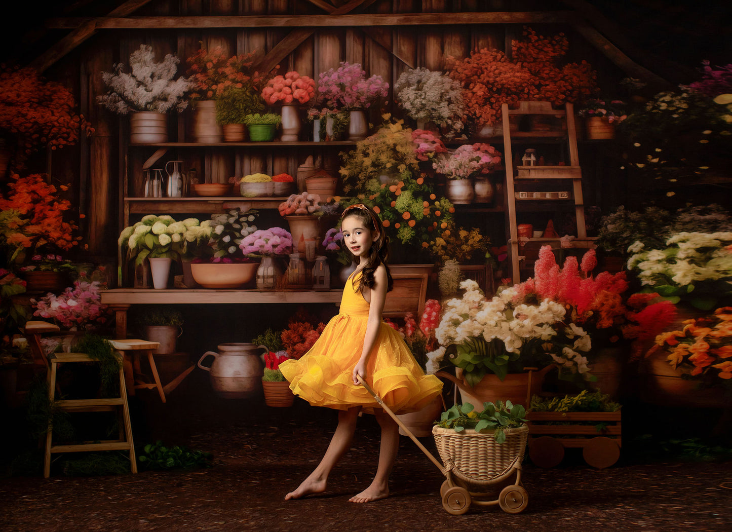 Grandma's Gardening Shed - With Sweep Option