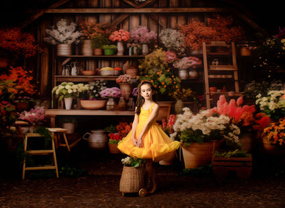 Grandma's Gardening Shed - With Sweep Option