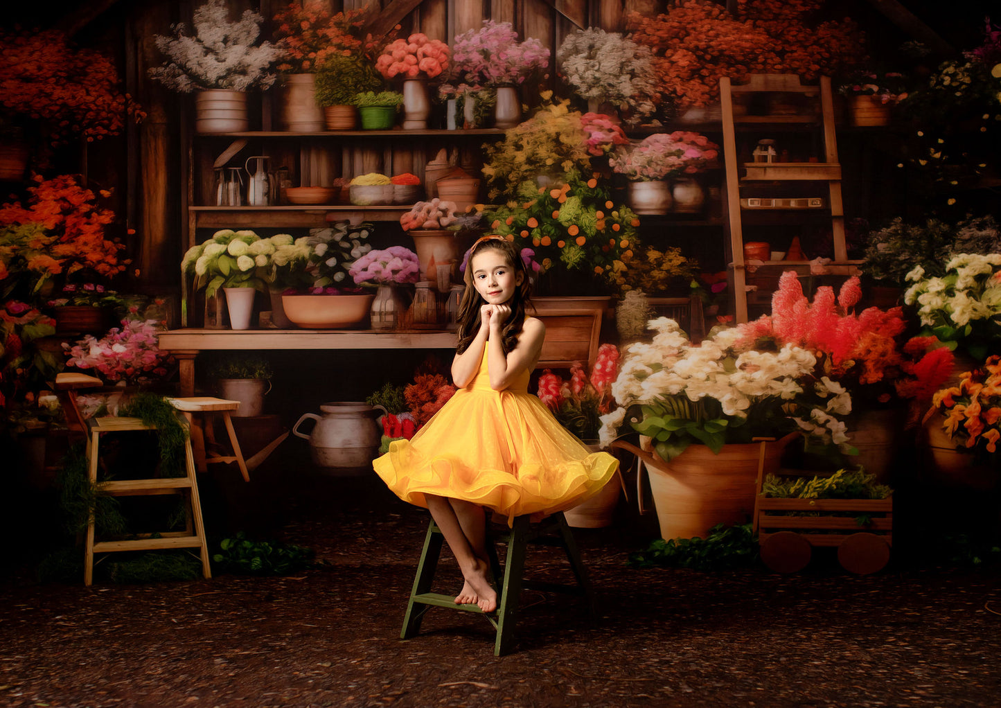 Grandma's Gardening Shed - With Sweep Option