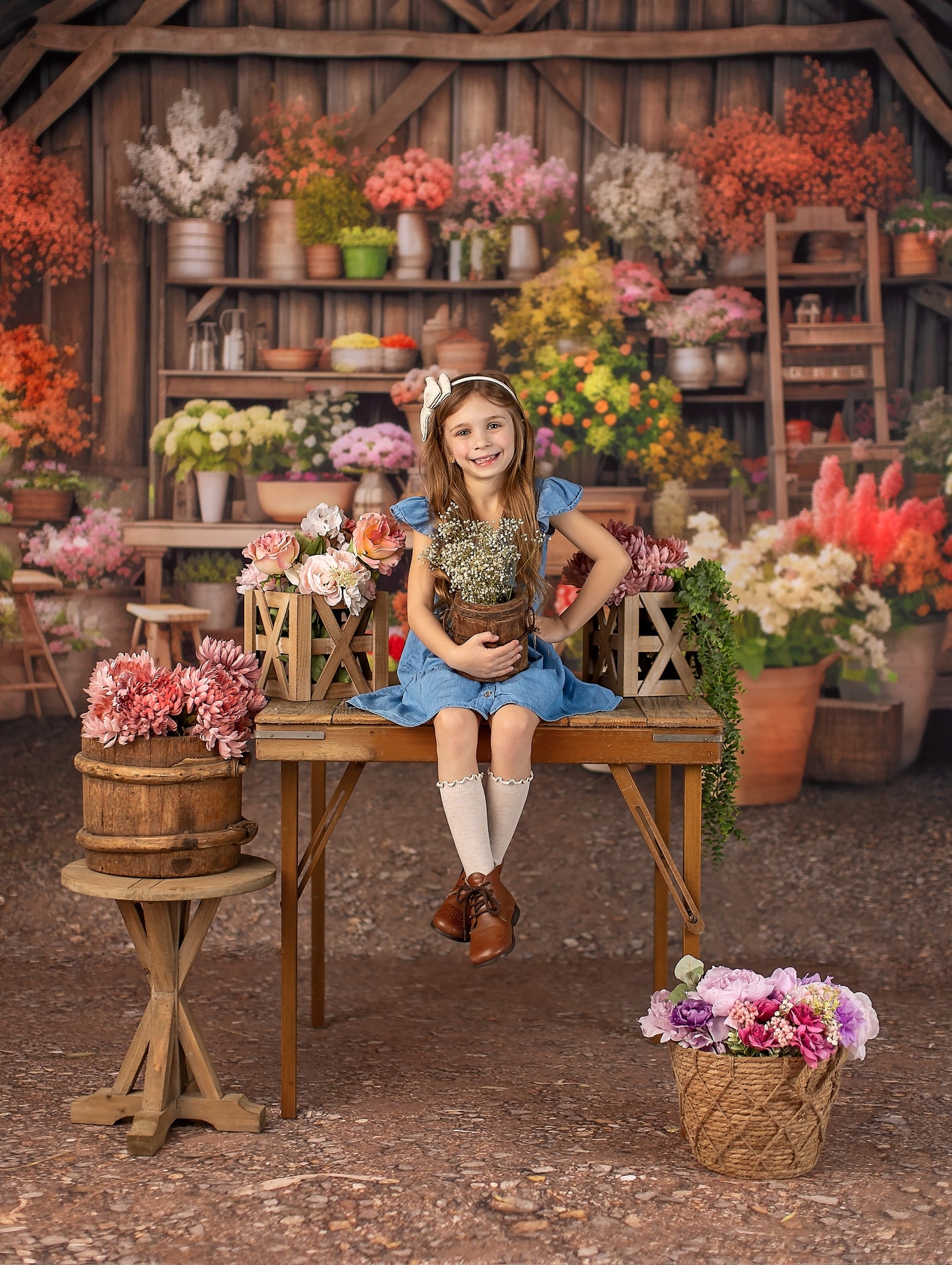 Grandma's Gardening Shed - With Sweep Option