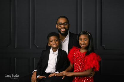 Gray Wainscoting Wall