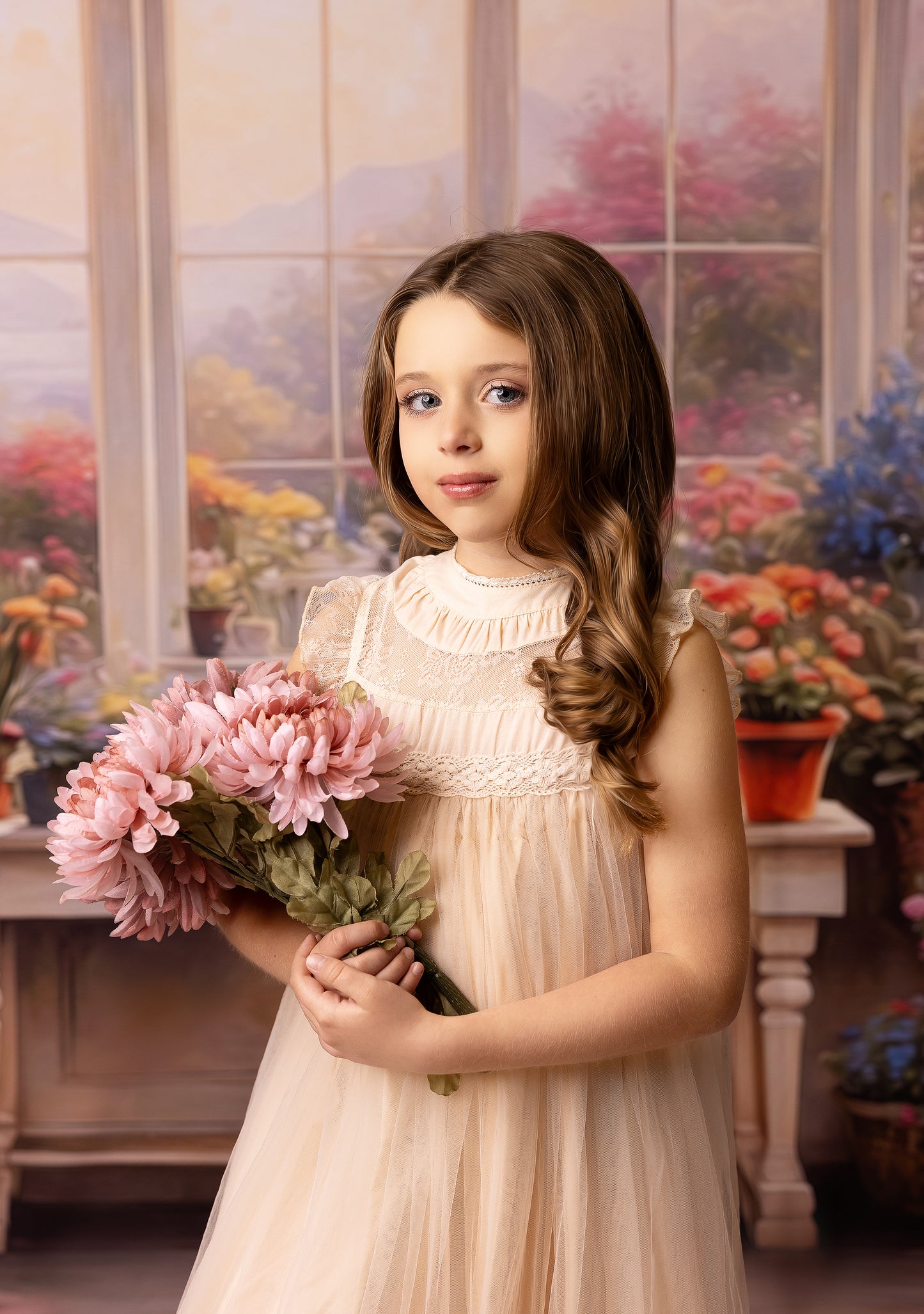 Green House Blooms - With Sweep Option